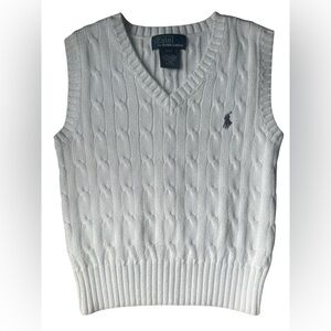 Polo Ralph Lauren Cable-Knit Cotton Sweater Vest kids 3t